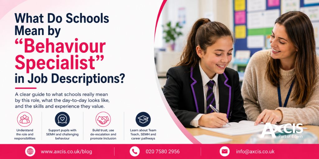 What Do Schools Mean by "Behaviour Specialist" in Job Descriptions?
